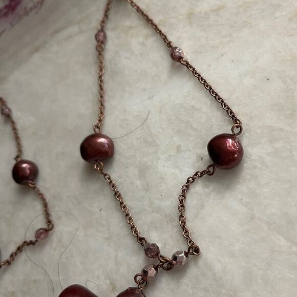 Premier Designs Necklace and bracelet set Red - Picture 4 of 6